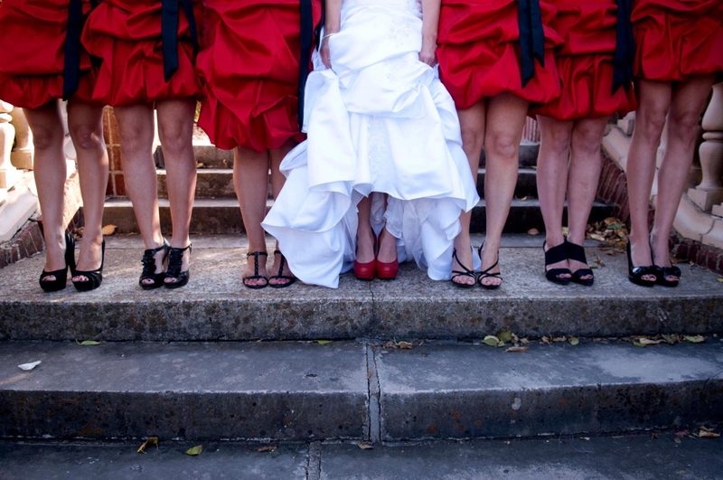 Getting a pedicure can help you relax before the wedding kicks off.